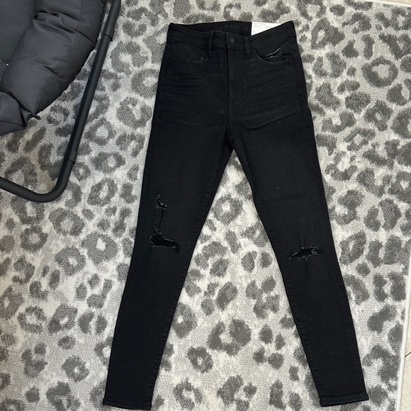 American Eagle Outfitters Black Skinny Jeans - Picture 1 of 4